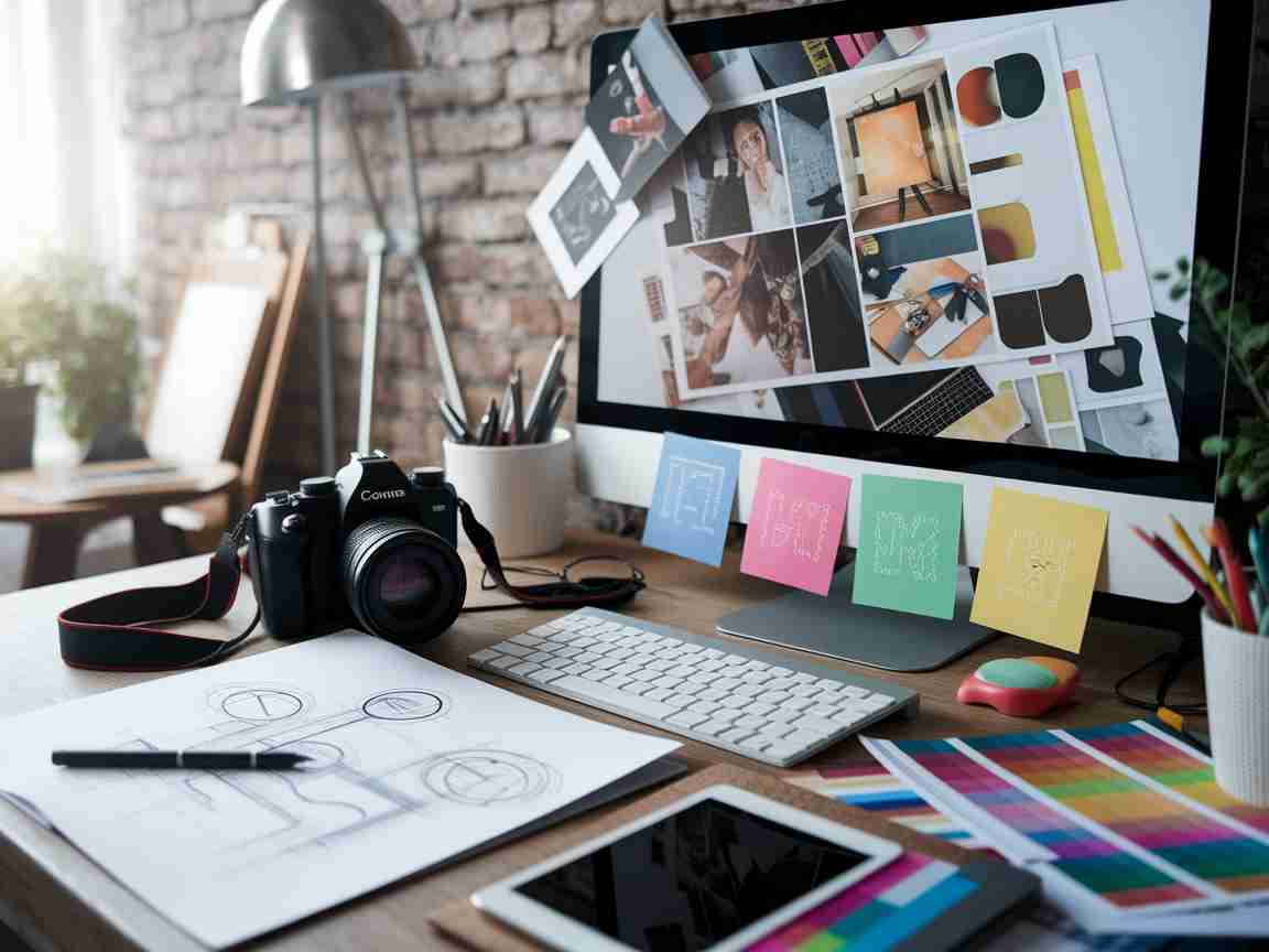 Una imagen que ilustra la fotografía como catalizador en el diseño gráfico de hoy