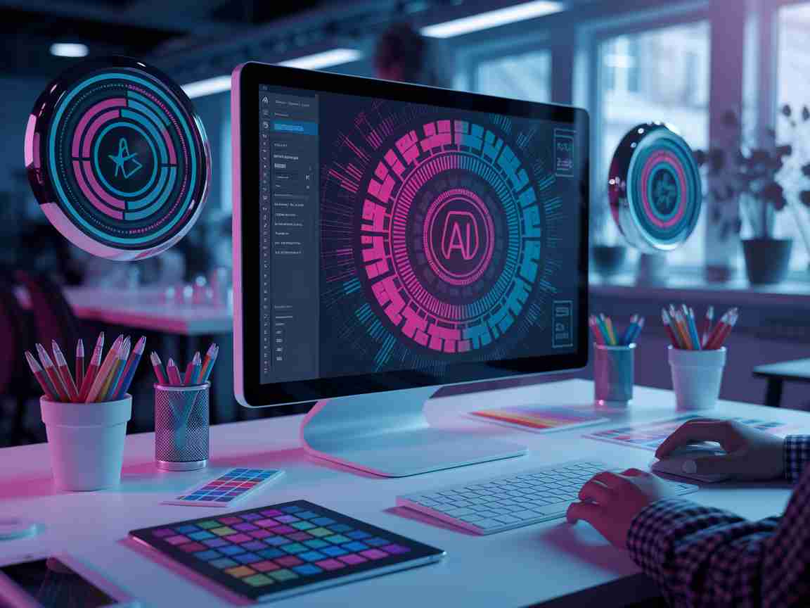 Una imagen que ilustra el aprovechamiento de IA para ideas de diseño creativo