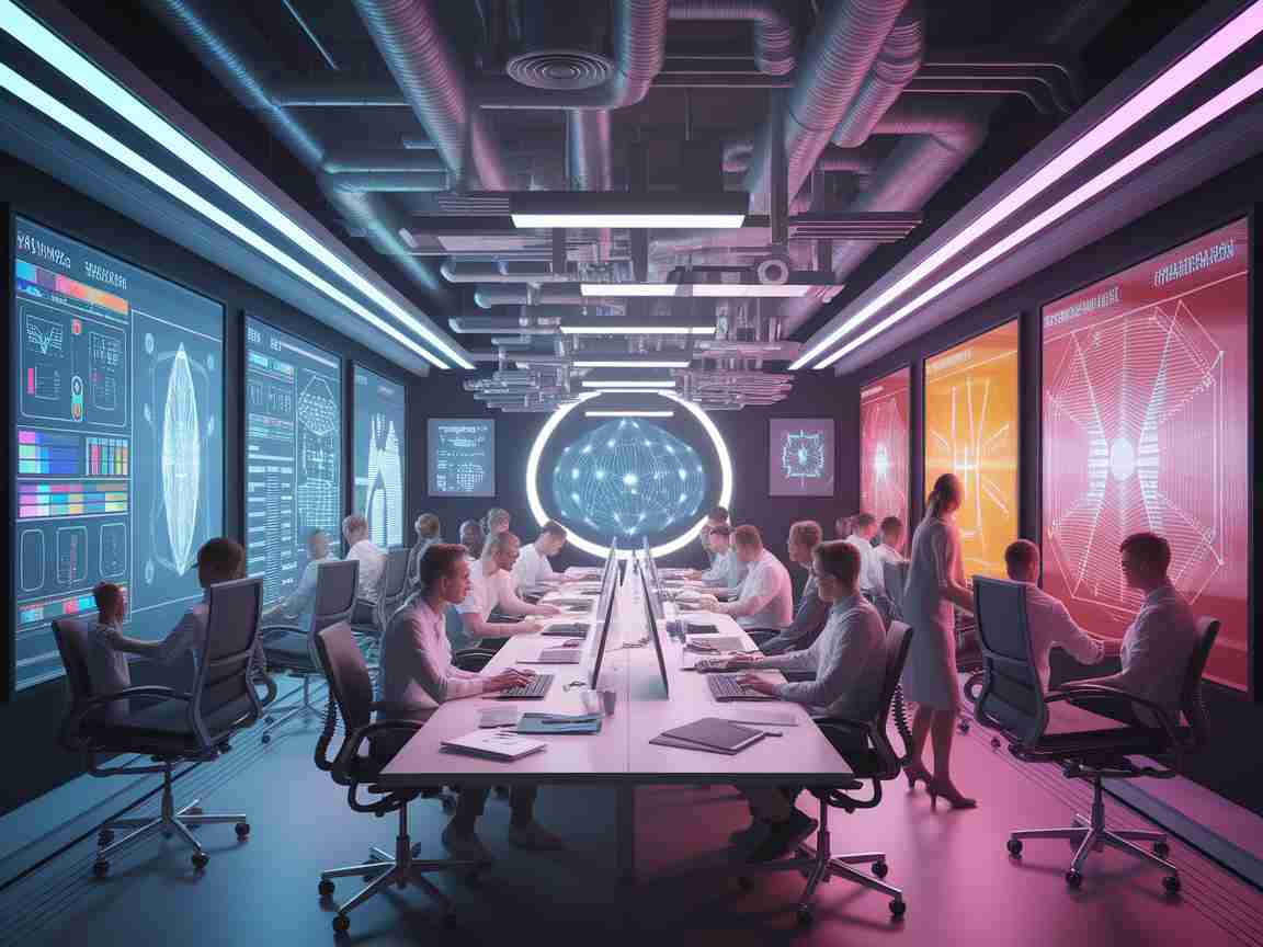 Una imagen que ilustra el futuro de los agentes de IA en los flujos de trabajo de diseño gráfico