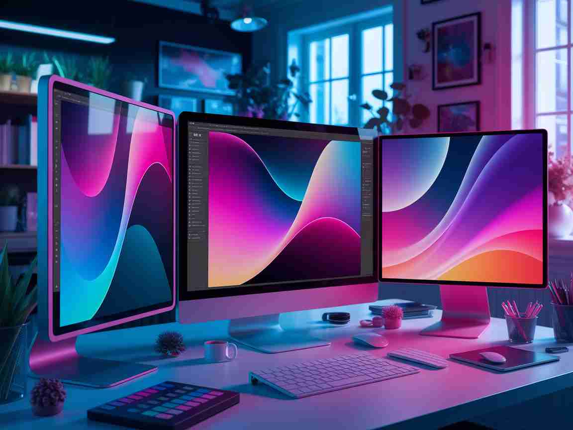 An image illustrating How to Use Color Gradients Effectively in Your Designs