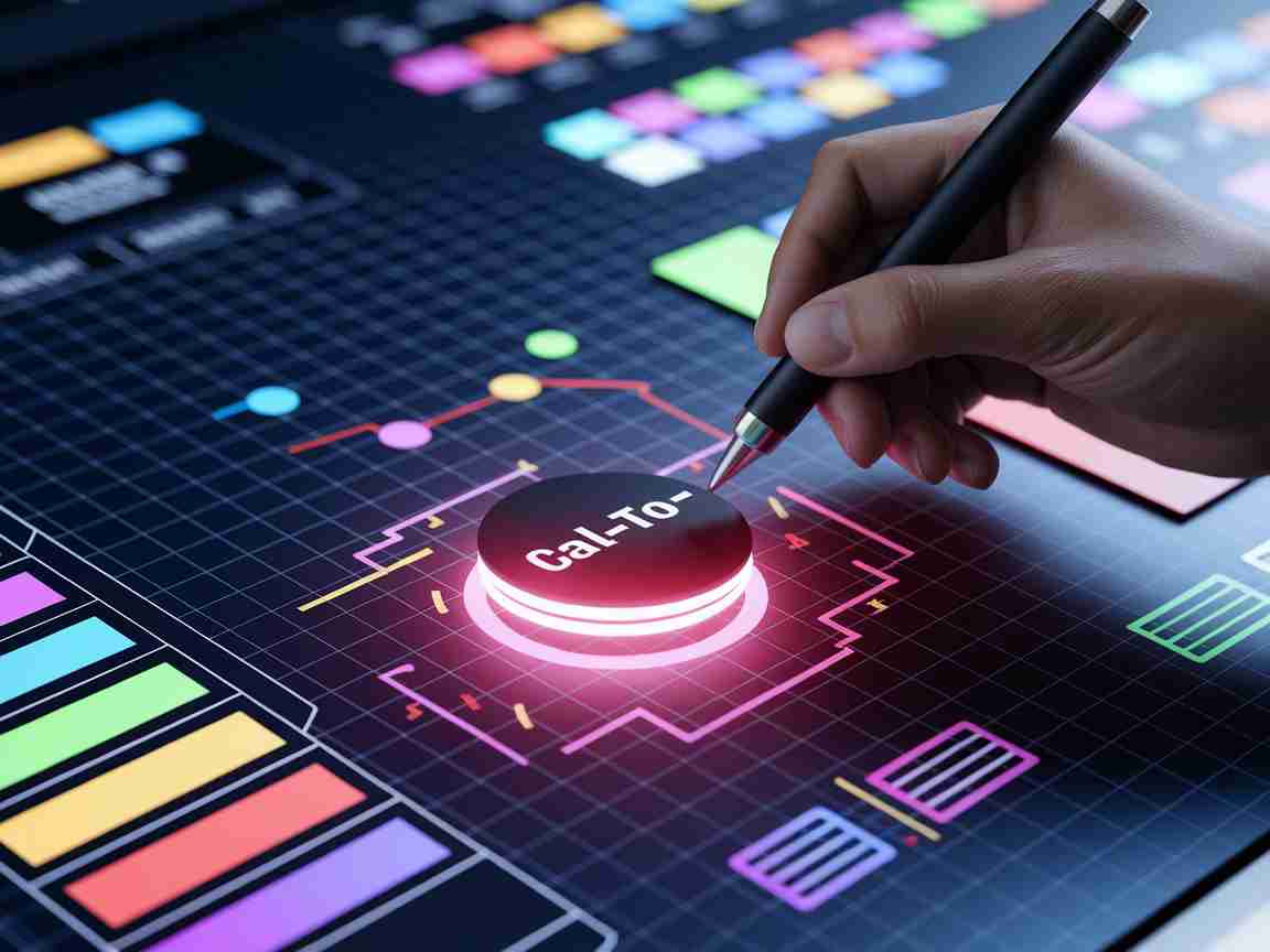 Una imagen que ilustra la creación de diseños efectivos de llamada a acción para tasas de conversión más altas