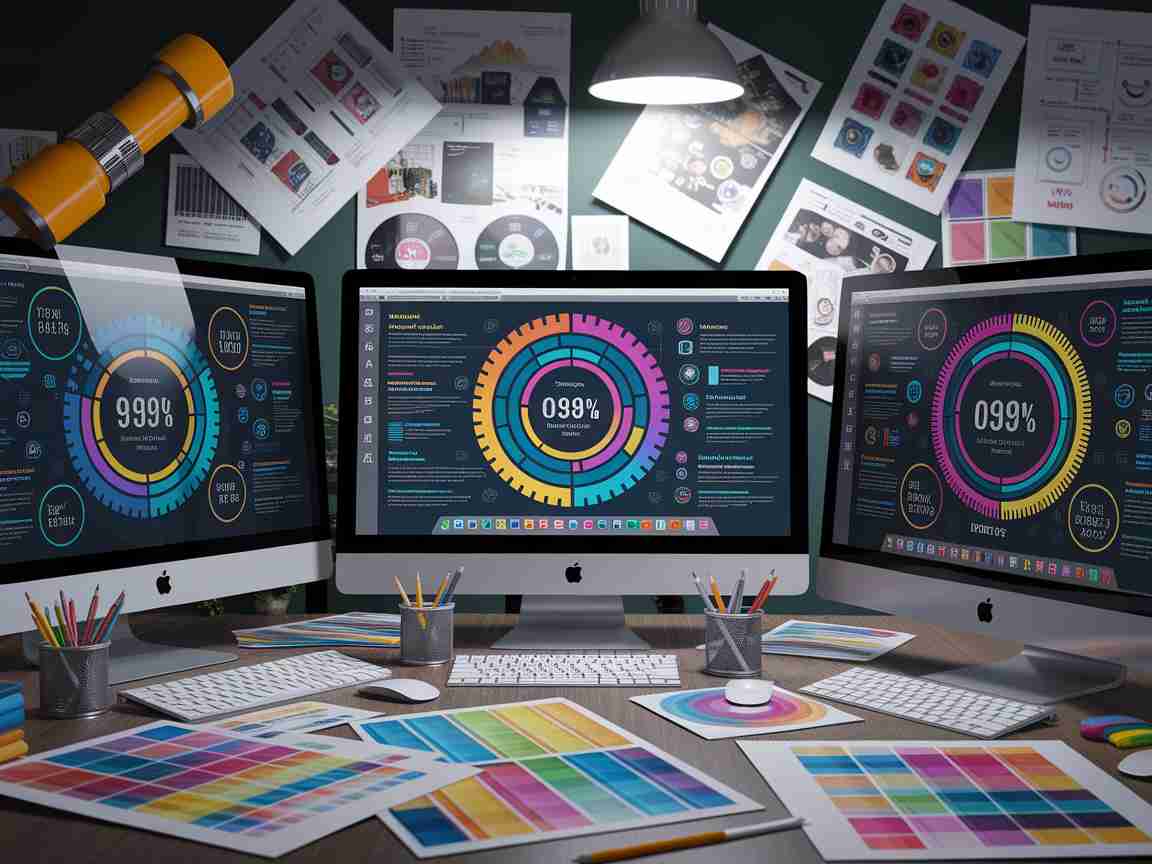 An image illustrating Creating Stunning Infographics with AI Tools