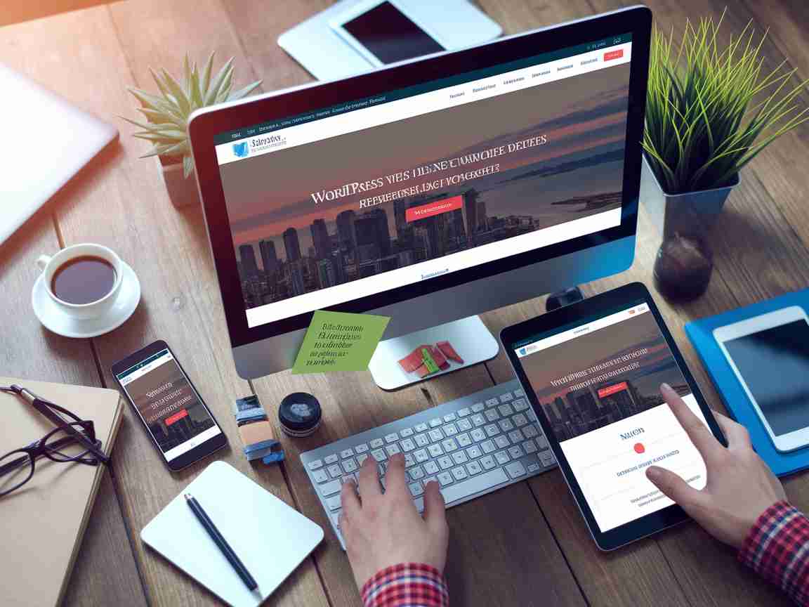 Una imagen que ilustra las mejores prácticas de diseño receptivo para 2025 - Hacer sus sitios de WordPress perfectos móviles