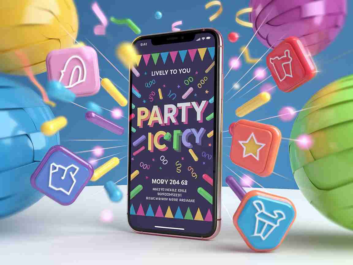 Una imagen que ilustra cómo diseñar invitaciones para dispositivos móviles con elementos animados usando HTML5