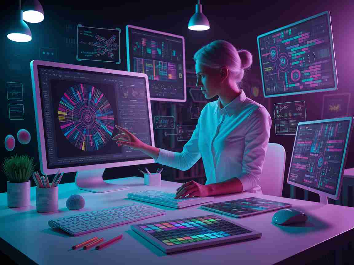 An image illustrating The Future of AI in Automating Graphic Design Processes