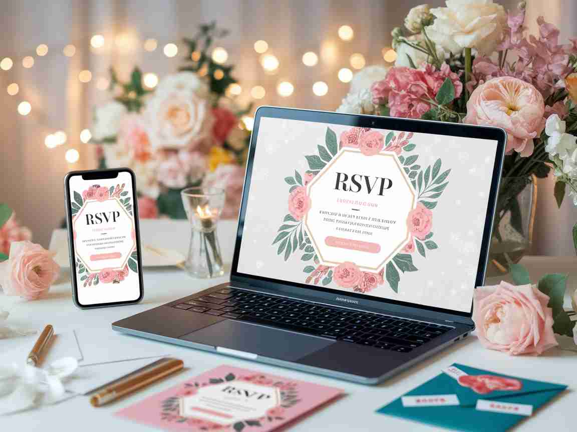 An image illustrating Creating Interactive RSVP Forms for Weddings Using HTML5