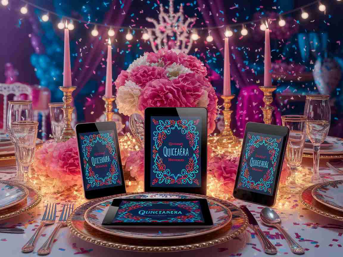 An image illustrating Creating Engaging Interactive Quinceañera Invitations