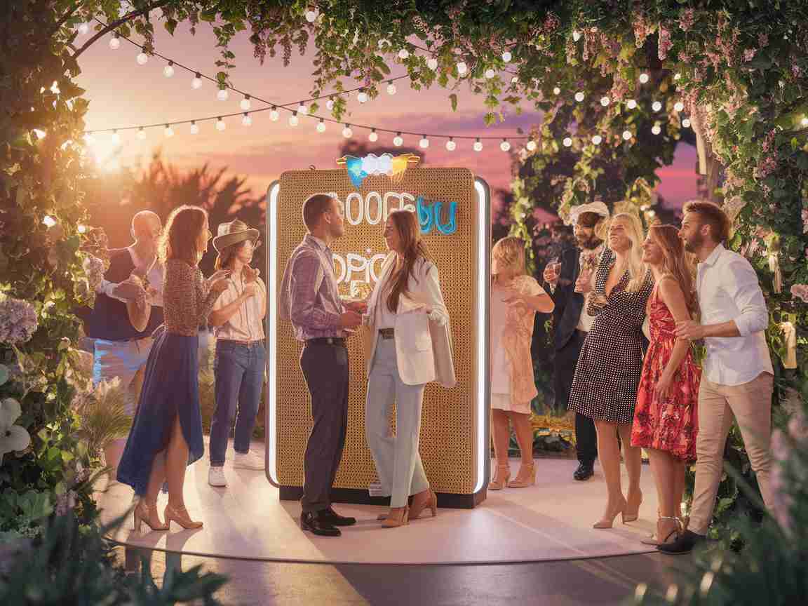 An image illustrating Creating Stunning Photo Booth Experiences for Outdoor Events