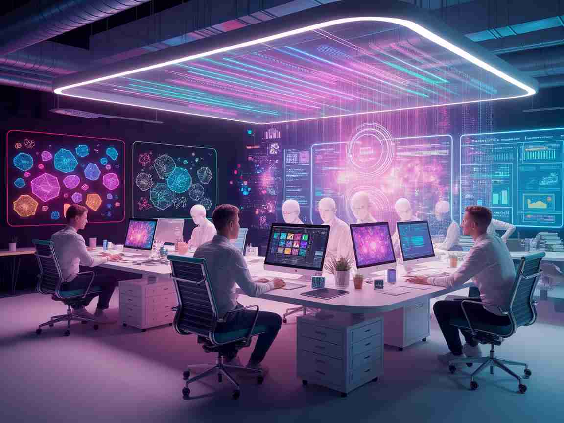 Una imagen que ilustra cómo los agentes de IA están cambiando los negocios creativos