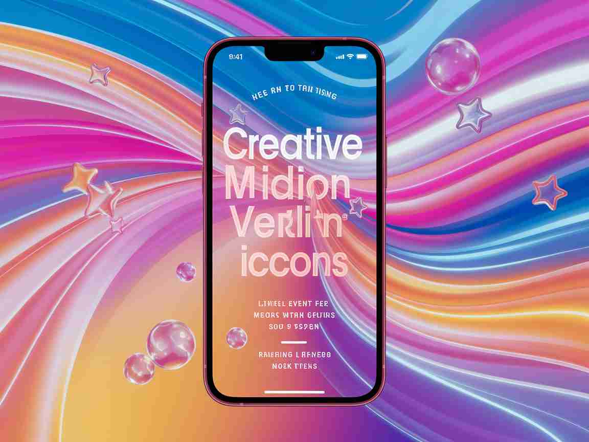 Una imagen que ilustra la creación de impresionantes fondos animados para invitaciones móviles