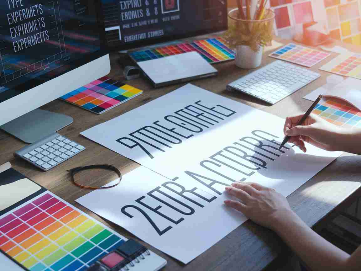 Una imagen que ilustra la elevación de su marca con tendencias de tipografía personalizadas para ver