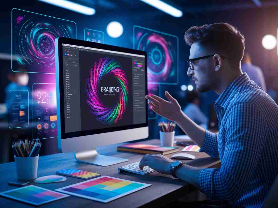 Una imagen que ilustra los usos innovadores de la IA en la creación de identidades de marca únicas: Innovación de diseño de siguiente nivel