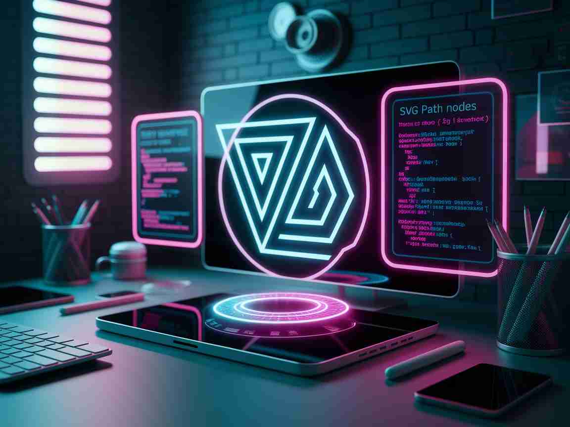 An image illustrating Illustrator to SVG Advanced Export Settings for Razor-Sharp Logos Everywhere