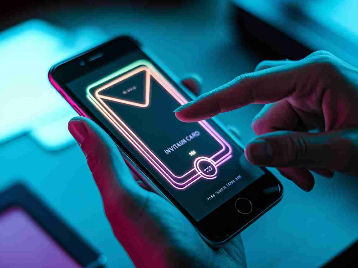 Una imagen que ilustra microinteracciones solo CSS para botones y tarjetas de invitaciones móviles
