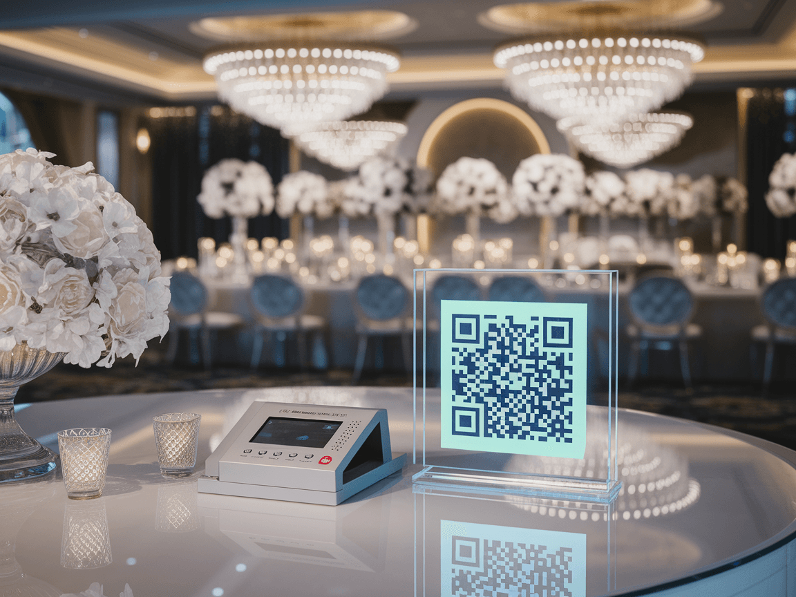 An image illustrating Top Wedding Guest Book Trends for 2026 Why Digital Is Taking Over