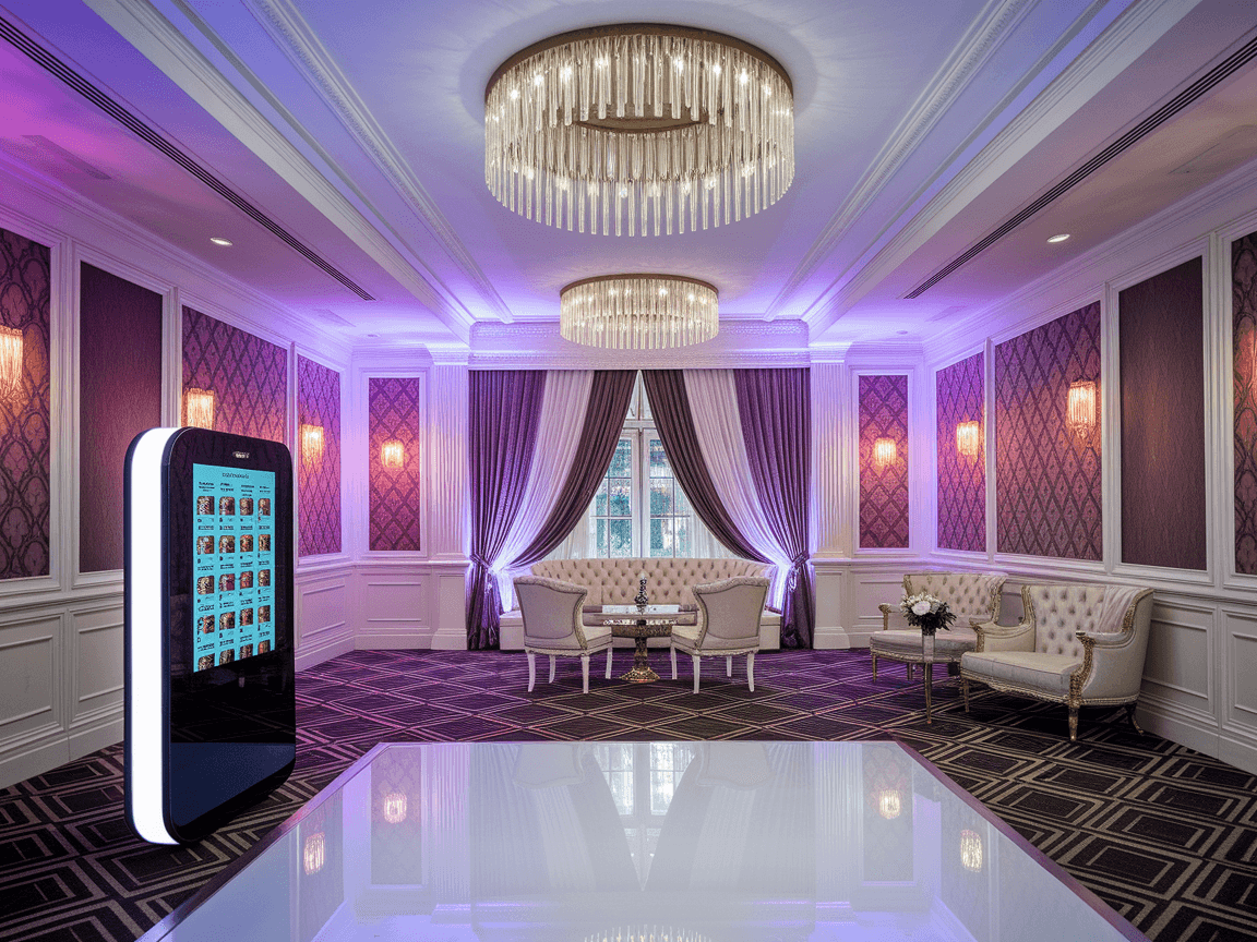 An image illustrating Automating Photo Booth Template Design for Modern Events