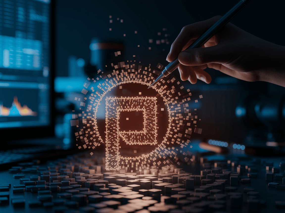 An image illustrating Beyond Generative AI The Power of Proprietary Brand Systems and Data Storytelling in 2026